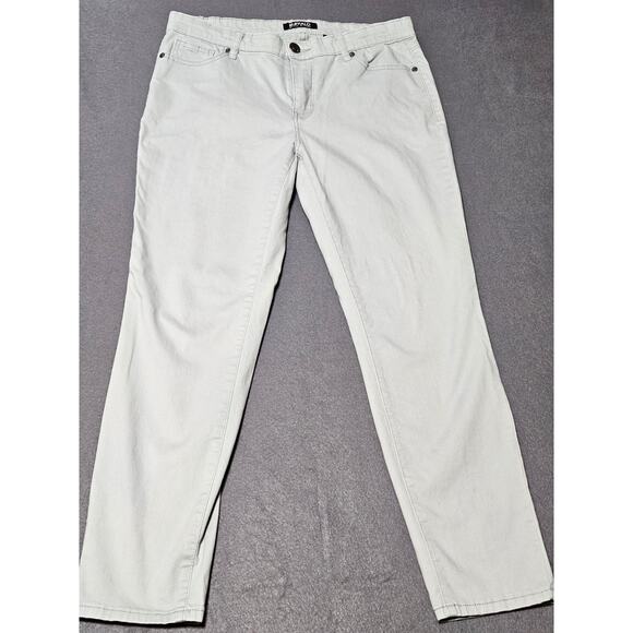 Buffalo by David Bitton Pants - Buffalo Jeans Womens 6/28 Gray Mid Rise Stretch Skinny Ankle Grazer